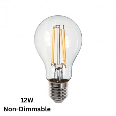 12W GLS Non-Dimmable E27 Bulb