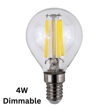 4W E14 Dimmable Golf Ball Bulb