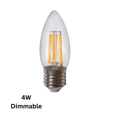 4W E27 Dimmable Candle Bulb