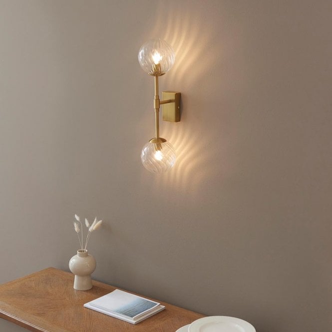 Aspire Lighting Ben 2 Light Wall Fitting