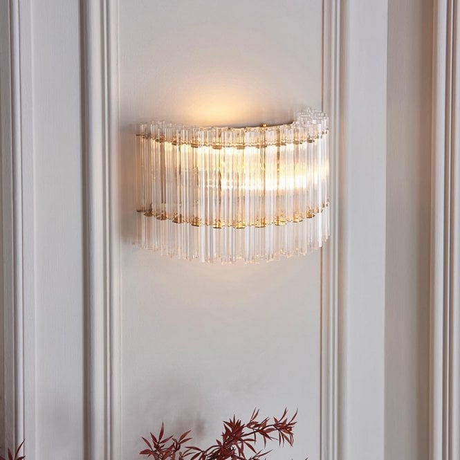 Aspire Lighting Brenda Aged Brass Wall Fitting