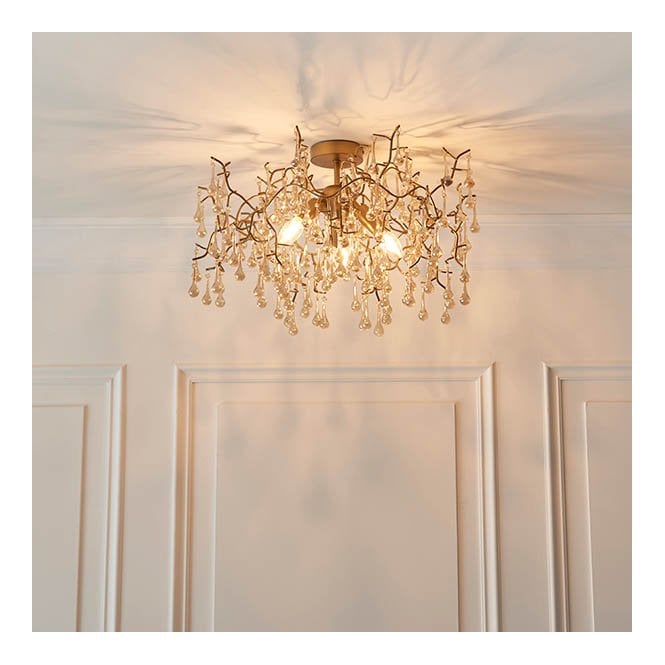Aspire Lighting Colin Semi Flush Fitting