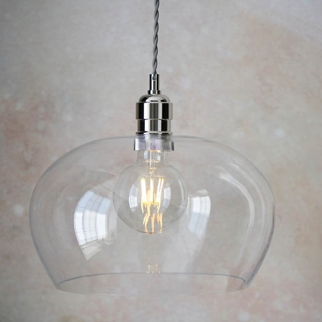 Aspire Lighting Molly Glass Bowl Pendant