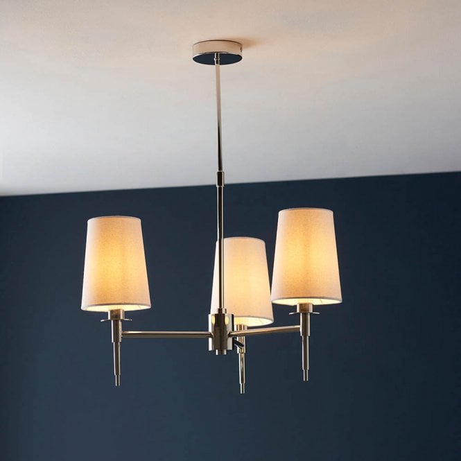 Aspire Lighting Roe 3 Light Fitting C/W Shades