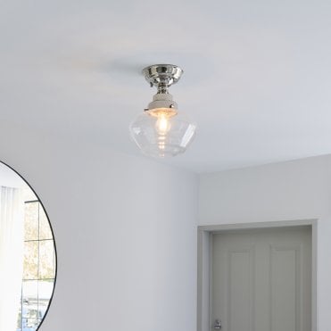 Camberley Glass Semi Flush