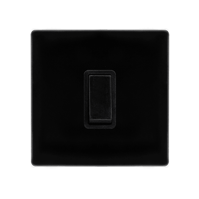 Click Scolmore Black 1 Gang 2 Way Switch