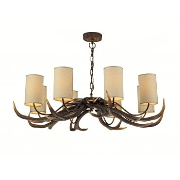 Antler 8 Light Pendant 