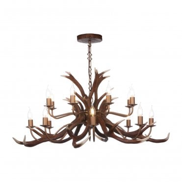 Antler Rustic 16 Light