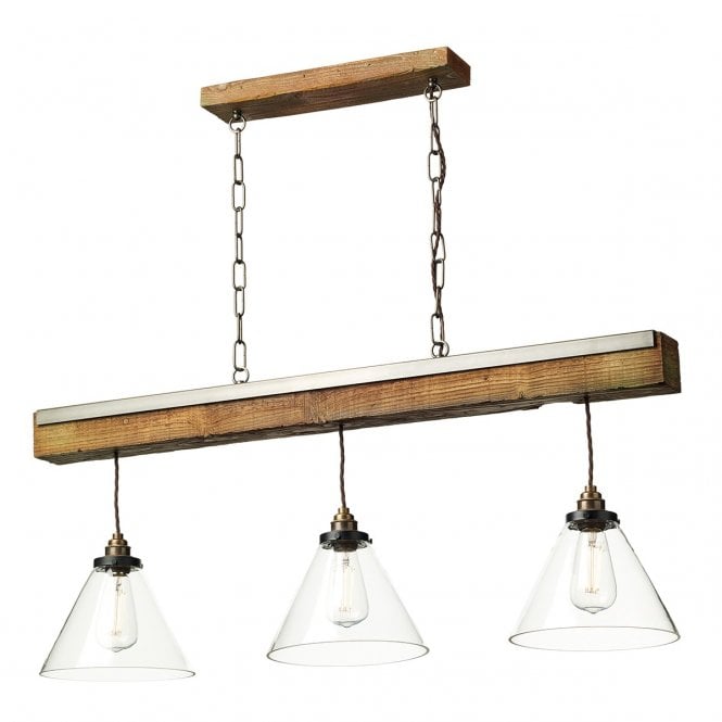 David Hunt Lighting Aspen 3 Light Beam Pendant