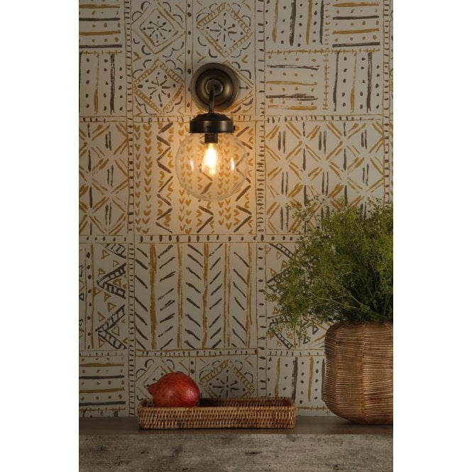 David Hunt Lighting Fairfax Antique Brass Wall Light
