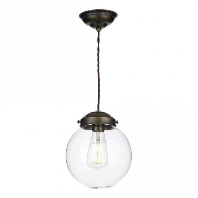 David Hunt Lighting Fairfax Small Clear