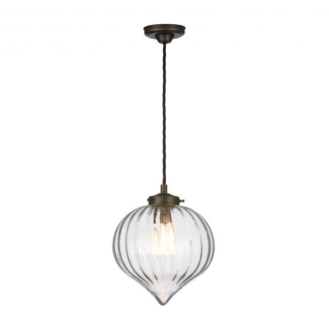 David Hunt Lighting Holborn Antique Brass Pendant