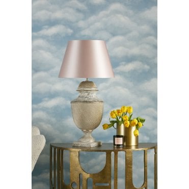 Lattice Table Lamp Cream Gold Base Only