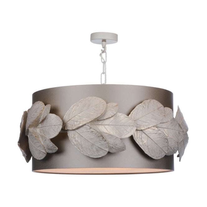 David Hunt Lighting Laurel 4 Light Pendant with Bespoke Shade
