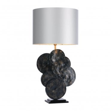 Planet Blue & Gold Table Lamp Base Only