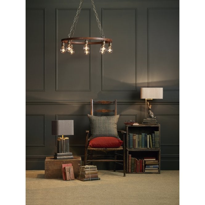 David Hunt Lighting Saddler Cartwheel