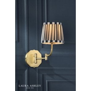 Denwick Brass Wall Light C/W Shade