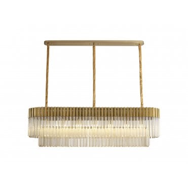 Donard Brass 7 Light Bar Pendant