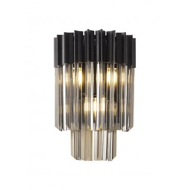 Donard Matt Black Wall Light