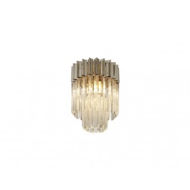 Donard Polished Nickel 3 Light Flush Fitting