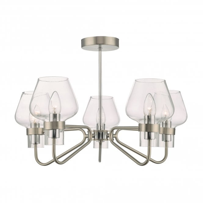 där lighting Keta 5 Light Semi Flush