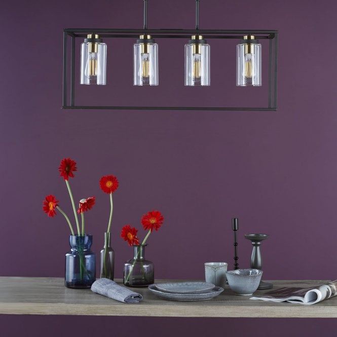 där lighting Abel 4 Light Bar Pendant