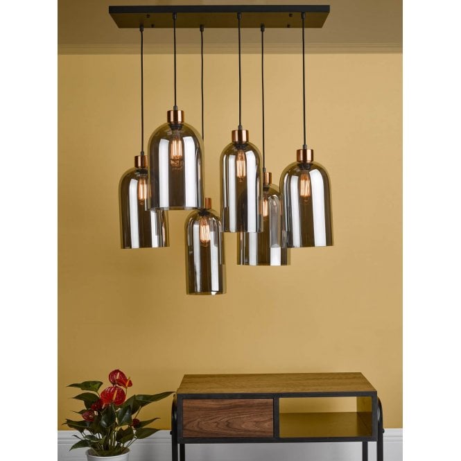 där lighting Alma 6 Light Bar Pendant