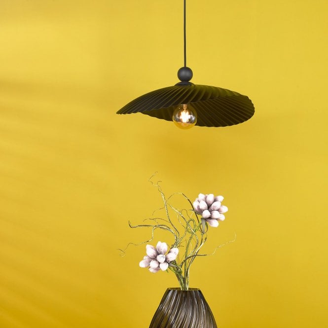 där lighting Bouvier Easy Fit Shade in Matt Black