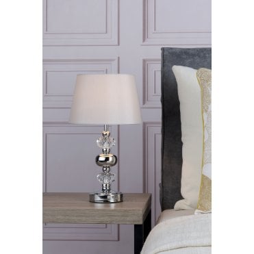 Edith Touch Lamp C/W Shade
