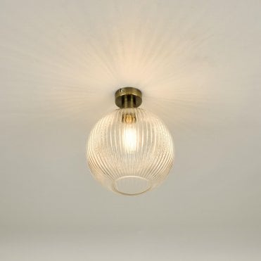 Emerson Brass Semi Flush