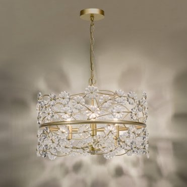 Fonda Satin Gold Pendant