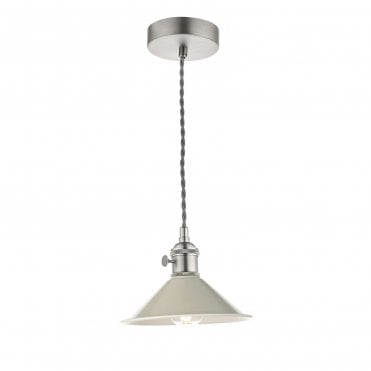 Hadano Antique Chrome Pendant