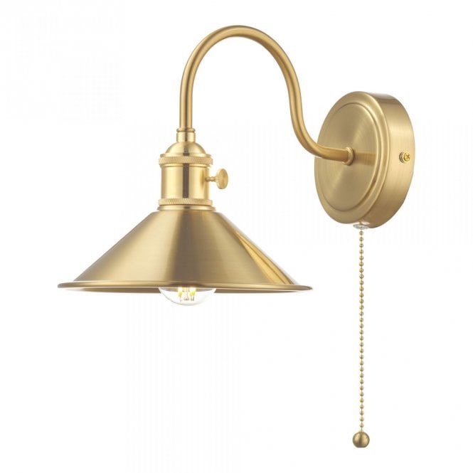 där lighting Hadano Brass Wall Light