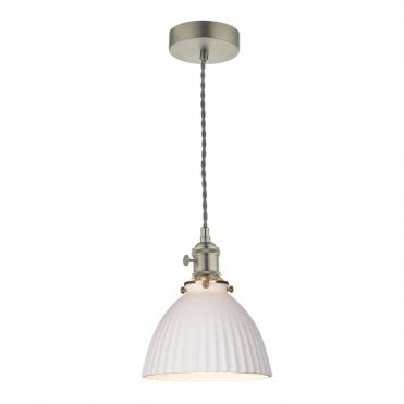 Hadano Chrome Ceramic Pendant