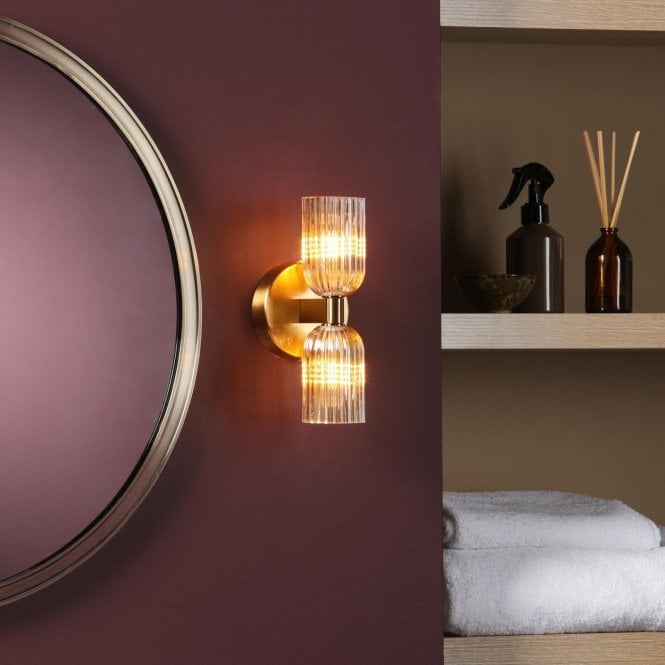 där lighting Hilaria Double Wall Light IP44