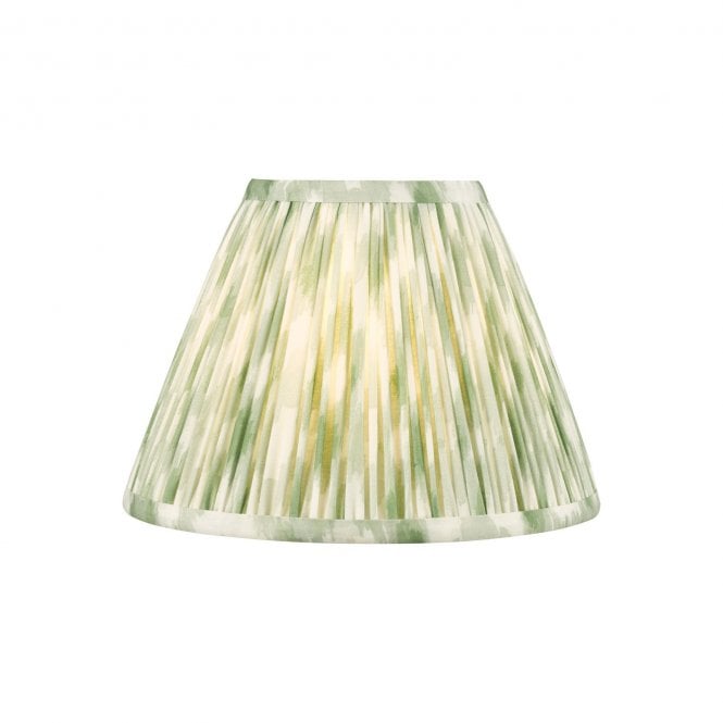 där lighting Ikat Green Cotton Empire Shade