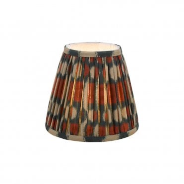 Ikat Red & Green Cotton Shade 15cm