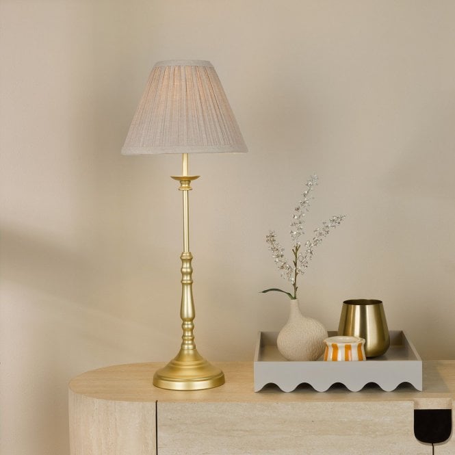 där lighting Judy Gold Table Lamp C/W Shade