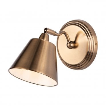Kempten Wall Light in Antique Brass