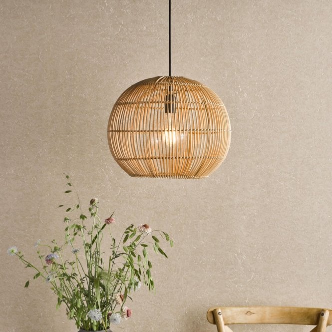 där lighting Kesler Rattan Pendant