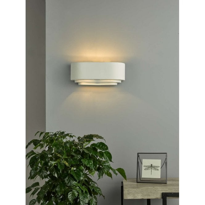 där lighting Lando Paintable Wall Light
