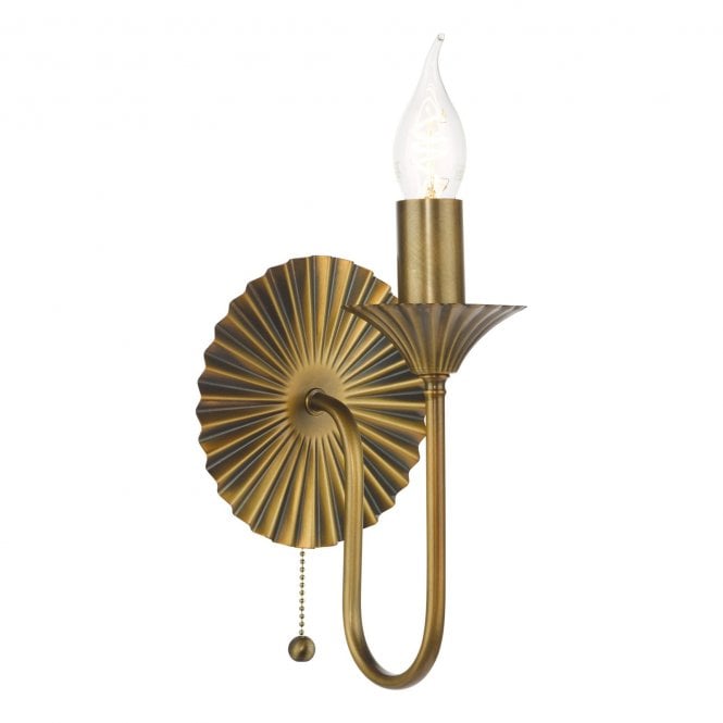 där lighting Lydian Antique Bronze Wall Light