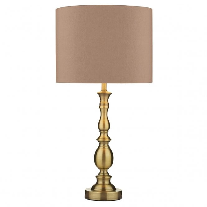där lighting Madrid Table Lamp C/W Shade