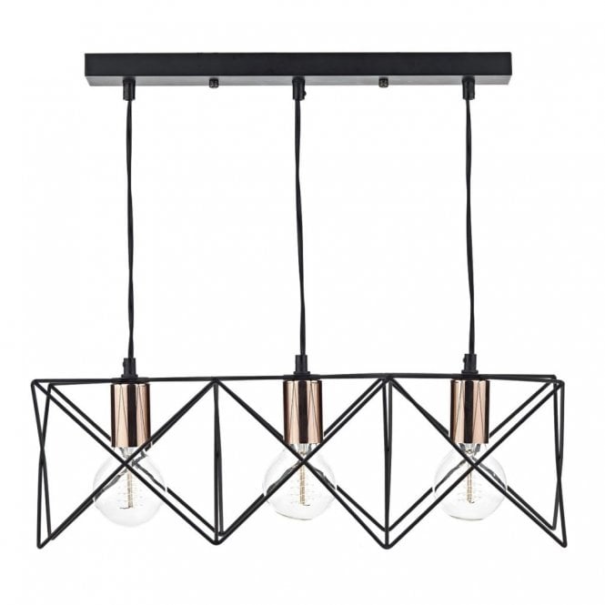 där lighting Midi 3 Light Bar Pendant