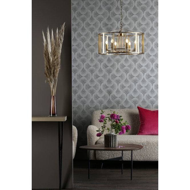 där lighting Myka 6 Light Pendant
