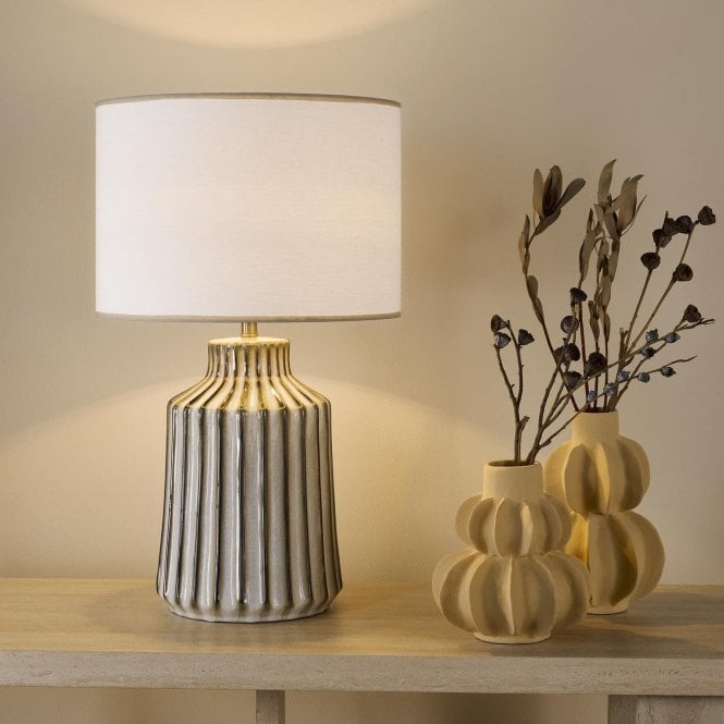 där lighting Nedra Natural Table Lamp Base Only
