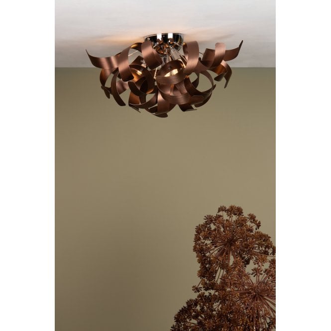där lighting Rawley 4 Light Flush