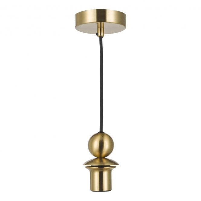 där lighting Single Satin Brass 1650mm Suspension