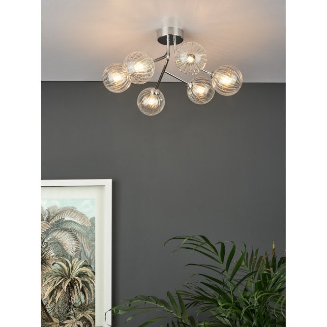 där lighting Yiska Semi Flush Light