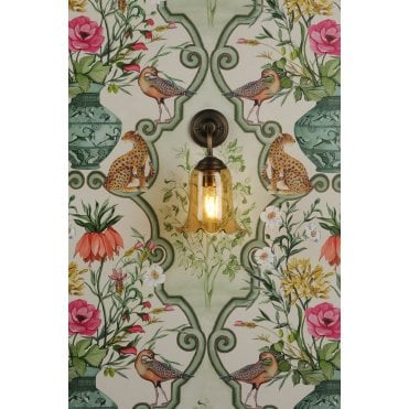 Ebba Antique Brass Wall Light
